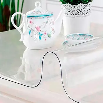 Клеенка силиконовая прозрачная декорелле 1,2*20м толщина 1,5мм