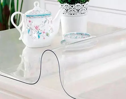 Клеенка силиконовая прозрачная Dekorelle толщина 0,8 мм 1,2*20м