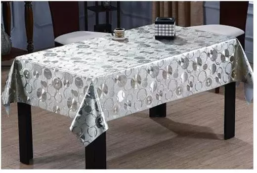 Клеенка танго металлик на ткани 1,40*20м 241035