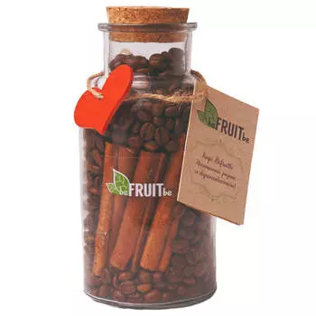 Кофе Befruitbe 180 г в зернах с корицей стекло