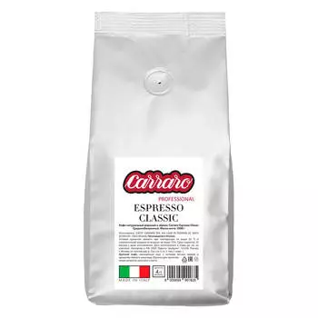 Кофе Carraro 1000г эспрессо классик зерно