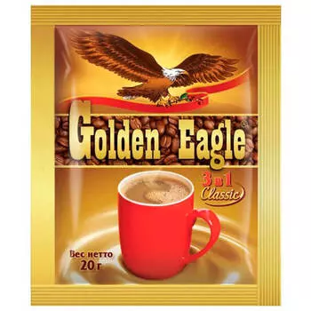 Кофе голден игл 3в1 20 г классик