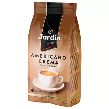 Кофе Jardin 250г американо крема зерно