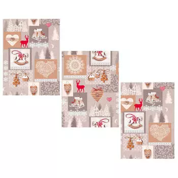 Полотенце из рогожки на хангере лапландия 48*60