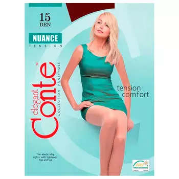 Колготки Conte нюанс 15 ден р.4 бронза