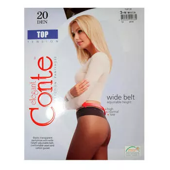 Колготки Conte топ 20 ден натурель р.4