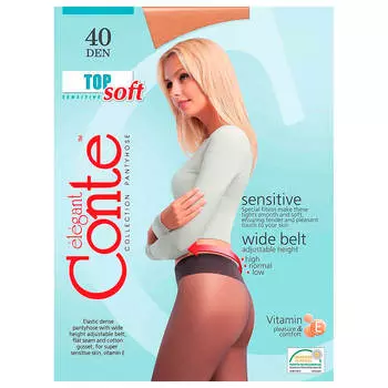 Колготки Conte топ 40 ден бронза р.3