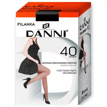 Колготки Danni филанка 40ден телесный р.5