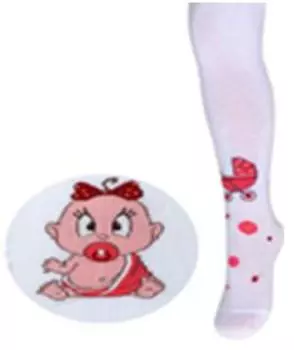 Колготки детские бэби р.74-80 белый 14с3280