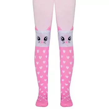 Колготки детские Conte тип топ р.80-86 мордашки розовый 17