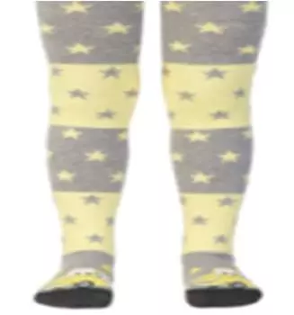 Колготки детские конте дисней р.92-98 серый-желтый 17с-134спм