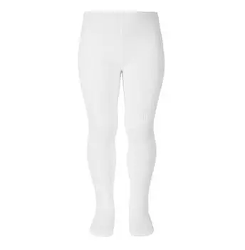 Колготки детские с геометрическим плетением белые р.140-146 fc00217