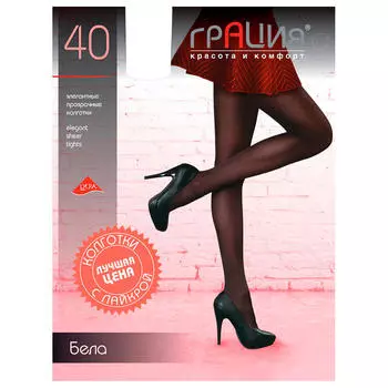 Колготки Грация Бела 40 ден загар р.3