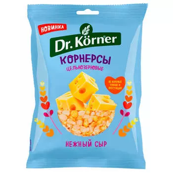 Чипсы др. Корнер 50г кукурузно-рисовые с сыром