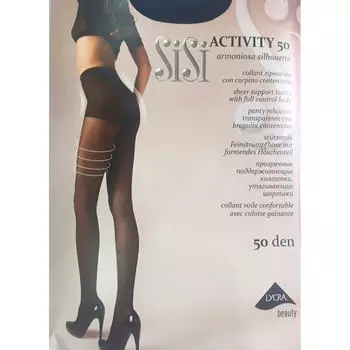 Колготки SiSi активити 50 ден неро р.2