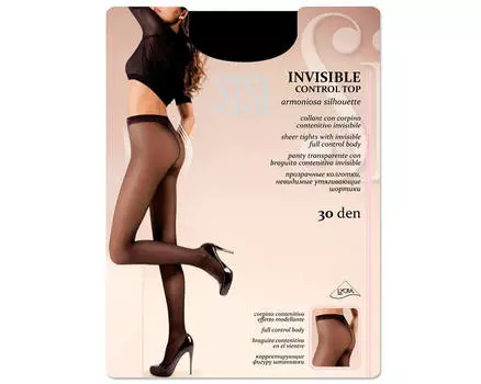 Колготки SiSi инвизибл 30 ден мока р.4