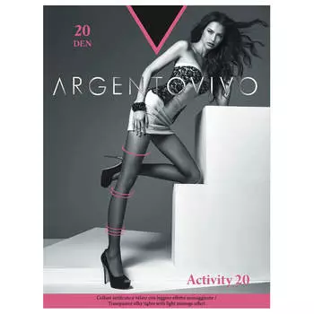 Колготки женские аржентовиво активити 20 ден неро р.2