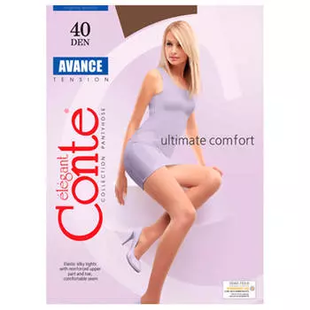 Колготки женские Conte Elegant Avance 40 ден натурель р.2