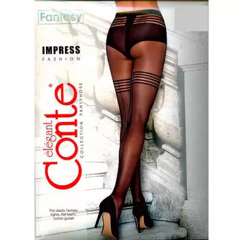 Колготки женские Conte импресс р.3 неро