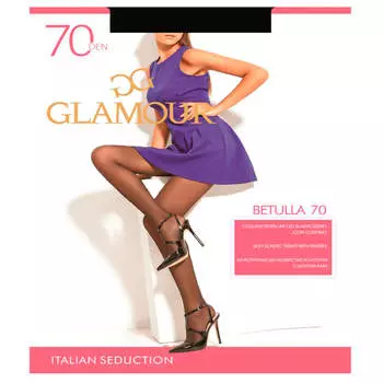 Колготки женские гламур битулла 70 ден неро р.2