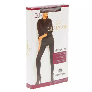 Колготки женские Glamour велюр 120 шоколад р.2