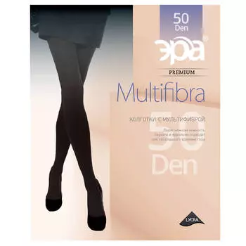 Колготки женские ЭРА мультифибра 50 ден капучино р.8