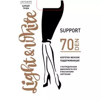 Колготки женские Light&amp;White суппорт 70 дайно р.2