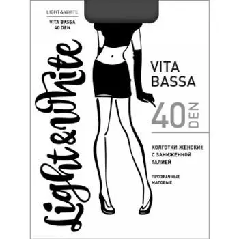 Колготки женские Light&amp;White вита база 40 табако р.3