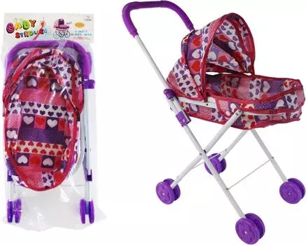 Коляска-люлька для кукол там-там cs4816 t