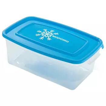 Комплект контейнеров для замораживания продуктов 3 шт 1 л полимербыт морозко прямоугольные 4357036