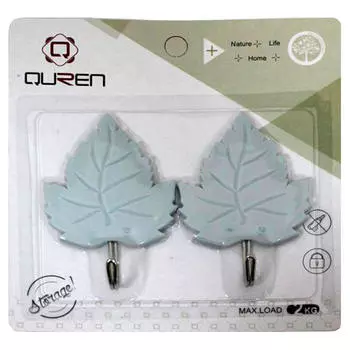 Комплект крючков 2шт 6*8,5см Absolut Home 5180