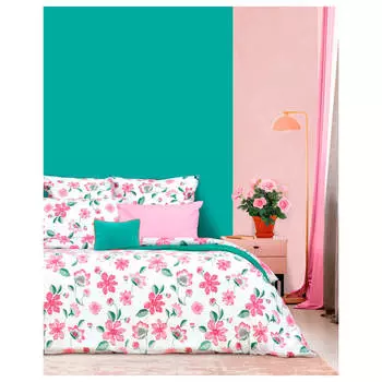 Комплект постельного белья 1,5-спальный S&amp;J Перкаль Лесная поляна, наволочка 50х70