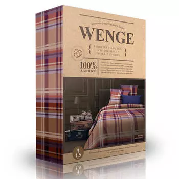 Кпб 1,5-сп отк венге био комфорт бязь