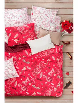 Комплект постельного белья 1,5 спальное Сова и Жаворонок будуар поплин n70