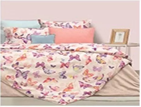 Комплект постельного белья евро перкаль альпийская роза 70*70