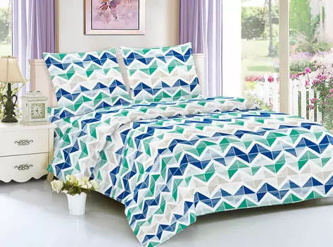 Комплект постельного белья макосатин печатный Amore Mio 1,5 сп арт.12008