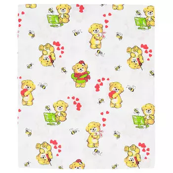 Комплект в кроватку Leader Kids 3 предмета мишкин день белый 10100340