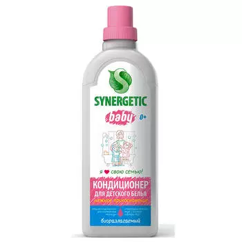 Кондиционер для детского белья Synergetic 1000мл биоразлагаемый 0+