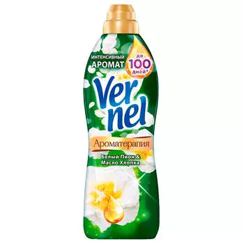 Кондиционер 910мл Vernel белый пион и хлопок