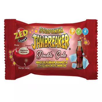 Конфета многослойная Зубодробилка 14,6г дабл кола конфитой