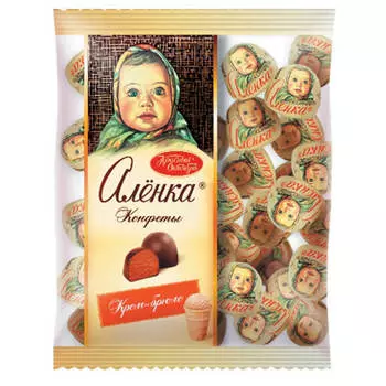 Конфеты Аленка 250г крем-брюле купол Красный Октябрь