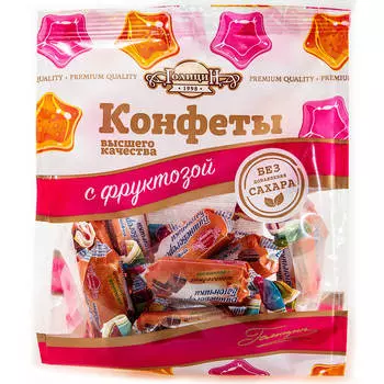 Конфеты батончики шоколадные на фруктозе 160г тм Голицин