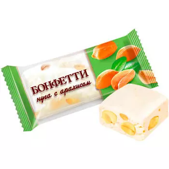 Конфеты бонфетти нуга с арахисом кдв