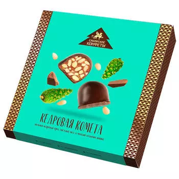 Конфеты Кедровая комета 120 г с сосновой шишкой