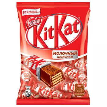 Конфеты KitKat 169г с хрустящей вафлей мини