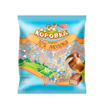 Конфеты коровка 250г 30% молока РотФронт