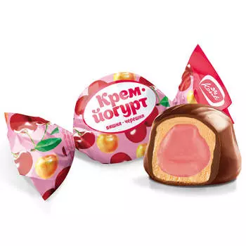 Конфеты крем-йогурт вишня-черешня конти