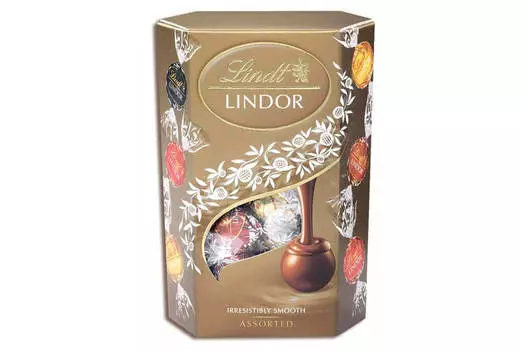 Конфеты линдор 200г ассорти линдт