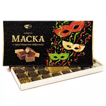 Конфеты Маска 300г с хрустящими вафлями РотФронт