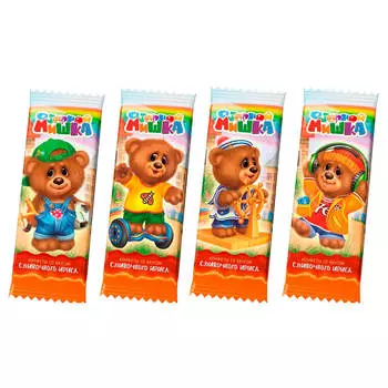 Конфеты озорной Мишка со вкусом сливочного ириса ВКФ